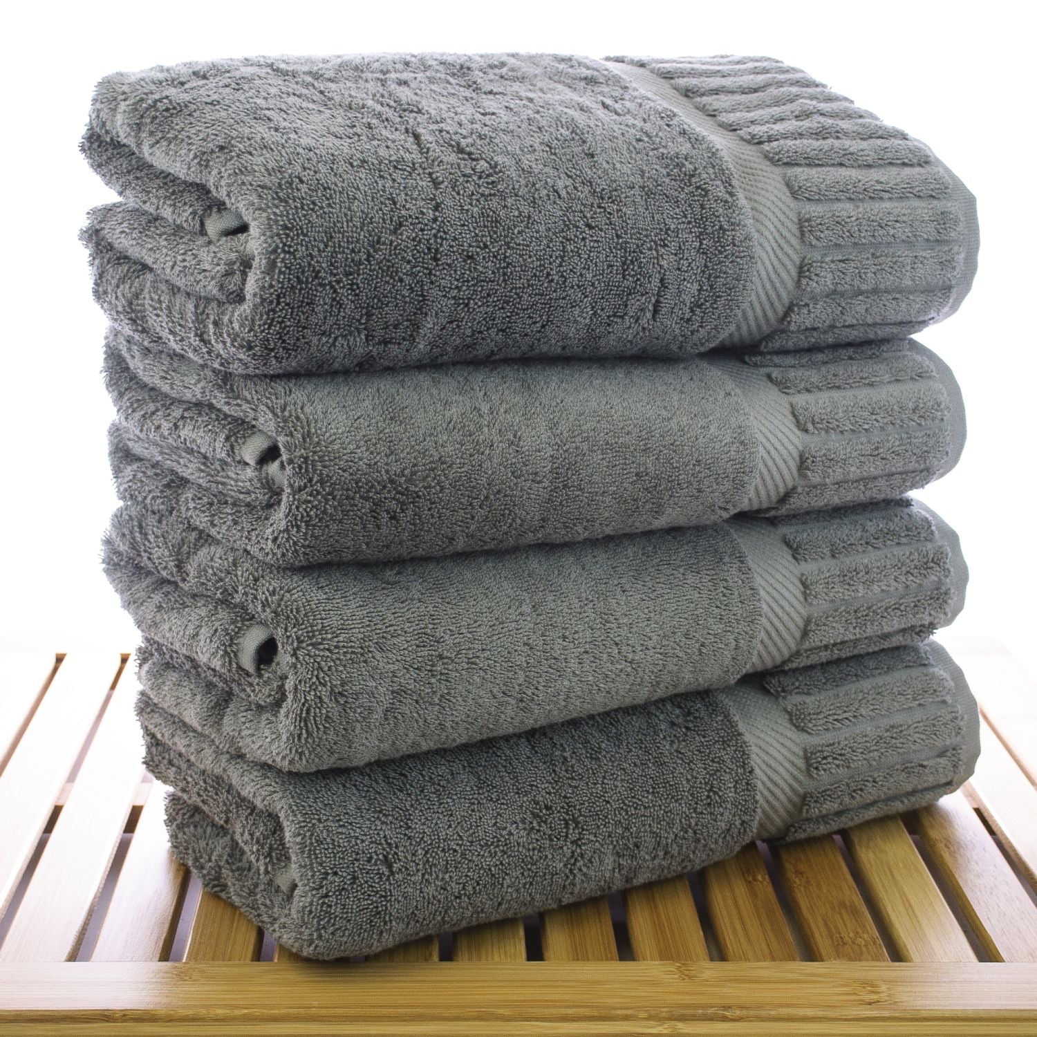 Luxury Hotel & Spa Towel 100% Genuine Turkish Cotton Bath Towels - Gra–  Qolture