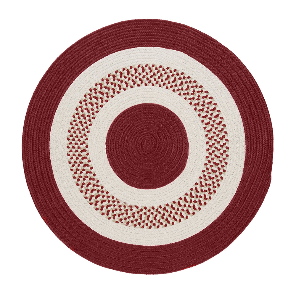 Colonial Mills Flowers Bay Red 10' Round Rug