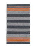 Colonial Mills Frazada Stripe Charcoal & Orange 3'x5' Rectangle Rug