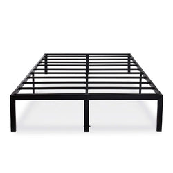 Full size Heavy Duty Black Metal Platform Bed Frame