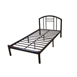 Queen size Metal Platform Bed Frame in Bronze Finish