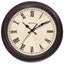 Westclox 20&quot; Round Marbled Case Finish Clock